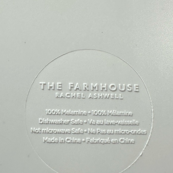 NEW The Farmhouse by Rachel Ashwell FLORAL DESIGN Oval Melamine Serving Tray - Picture 5 of 5